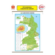 Small Gresik Regency Frame Map Photo Frame