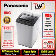 PANASONIC NA-F80VB7 8KG Top Load Washing Machine Powerful Washing Automatic NA-F80VB7HRT Washer Mesi