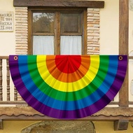 party supplies LGBT rainbow flag Half Circle Wall Decoration Proud Of