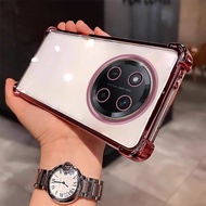 Case for Honor X9C Honor X9B Honor X9A soft Tpu Four-corner air cushion anti-fall electroplated mobi