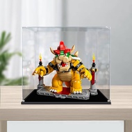 Acrylic Display Case Box 71411 Super Mario - The Mighty Bowser (Only display case box, No blocks Mod
