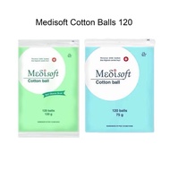 Medisoft Round Cotton - Baby Cotton - Cotton Balls - Cotton Balls - 120 Balls