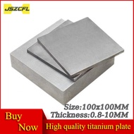 แผ่นไทเทเนียมไททันไทเทเนียม Ta2 Tc4เกรด5 Gr5 0.8มม. 1มม. 1.5มม. 2มม. 3มม. 4มม. 5มม. 6มม. 8มม. 10มม. 