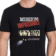 MISSION IMPOSSIBLE Lalo Schifrin Vintage Movie T-Shirt Black Size Cool Casual Pride T Shirt Men Unisex New Fashion Tshirt XS-4XL-5XL-6XL