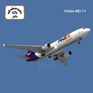 Mcdonnell Douglas MD-11 Fedex Airplane Assembly Paper Model - MohinhgiayVN