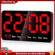 [In Stock]Digital Wall Clock, 9Inch LED Digital Clock Large Display with 12/24H, Big Digits,Small Si