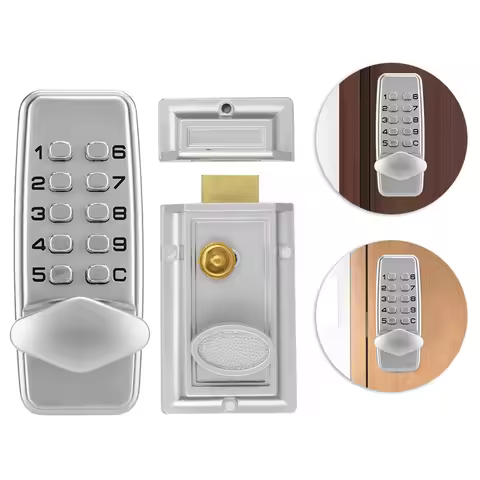 2 ‑ 4 Digits MiNi Mechanical Lock Cabinet Indoor Outdoor Door Password Security Coded Lock Lock Mech