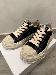 Maison Mihara Yasuhiro MMY Sneaker 黑帆布鞋 43