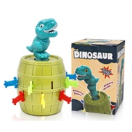 XL Large Size Pop Up 2 in 1 Dino Barrel and Pirate Barrel Games Saving Box Roulette Games Pirate Buc
