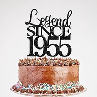 Legend since 1955 Cake Topper, Vintage 1955 Happy 69th Birthday Cake Topper, Cheer to 69 Years Old, 