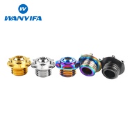 Wanyifa Titanium Bolt M20x1.5 2.5mm Pitch Engine Oil Cap Screw For Motorcycle Filler Cover Protector Ti Alloy Fastener
