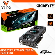 GIGABYTE NVIDIA GeForce RTX 4070 RTX4070 12GB GDDR6X EAGLE OC Graphic Card DUAL BIOS RGB FUSION WIND