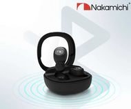 NAKAMICHI - My Music Hue Bean 真無線ANC藍牙耳機 黑色｜IPX4 防水、主動降噪、人體工學