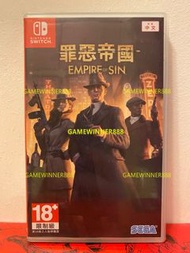 （中古二手）Switch NS遊戲 罪惡帝國 Empire of Sin 港版中英日文版