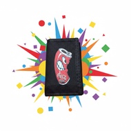 BEST COOL FABRIC 3-FOLD WALLET 3-FOLD CANVAS WALLET WITH SCREEN-PRINTED LOGO 3-FOLD MEN'S WALLET