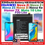 ORl NGS Brand 3340mAh Battery HB356687ECW Compatible For HUAWEI Nova 2i Nova 2+ Nova 3i Nova 4e H