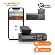 WOLFBOX I03 2K Dash Cam, WiFi, Front Camera, 24H Parking Monitoring, Night Vision DVR