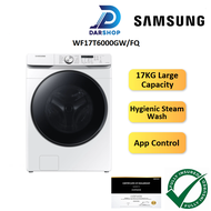 Samsung 17KG Inverter Smart Front Load Washing Machine Steam Wash App Control Mesin Basuh 洗衣机 WF17T6000GW/FQ