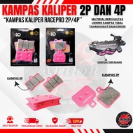 RACEPRO 4PISTON CALIPER CAMPS AND 2 PISTON BIGPOT 4P CALIPER CAMP UNIVERSAL CALIPER CAMP
