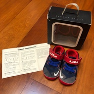 全新盒損，免運！Nike lebron James 12 嬰兒學步鞋（10公分）
