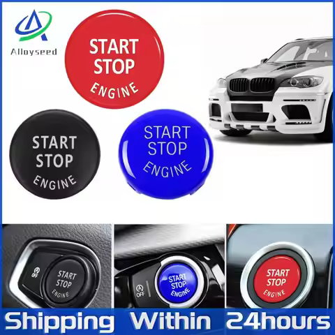 Car Engine Start Buttons Replace Covers Stop Switch for BMW 1 3 5 Series E87 E60 X1 E84 X3 E83 X5 E7