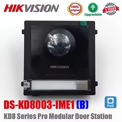 Hikvision 2MP IR HD Fish Eye DS-KD8003-IME1(B) Standard POE Video Intercom Module Modular Door Stati