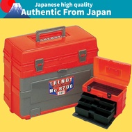 MEIHO Trendy No.8200 R-Two-Tone Tackle Box Organizer Durable Fishing Storage Made in Japan