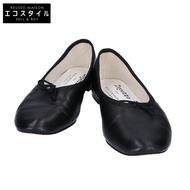 Repetto x United Arrows 聯名款，黑色 Camille 皮革芭蕾舞鞋，38 碼 [二手]