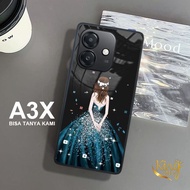 Softcase Glass Glitter For OPPO A3X A3 A5i - Cassing hp OPPO A3X A3 A5i - Protective Case OPPO A3X A