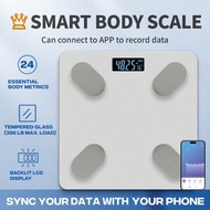 180kg/396lb Smart Body Weight Scale, Body Fat Scale, Bathroom Scale With 17 Body Composition Indicat