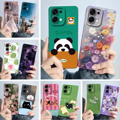Case For Oppo A6 Pro Cute Panda Sweet Girls Cats Silicone Soft Protective Cover For OppoA6 Pro A6Pro