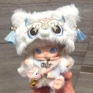 Adorable Dimoo Newborn Diary Doll Clothes Vinyl Plush Toy Swapable Lion Wake up Winter Outfit Cute B