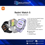 XIAOMI Redmi Watch 5 I 2.07" ultra-thin bezel AMOLED display I Built-in  5-system GNSS I Up to 24 da