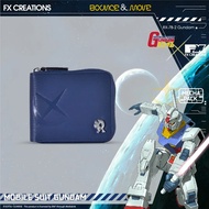 FX Creations x RX-78-2 GUNDAM – LEATHER ZIPPER WALLET Zip-Up