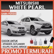 CAT OLES PENGHILANG BARET MOBIL MITSUBISHI WARNA DIJAMIN SAMA PERSIS NAMA WARNA: WHITE PEARL / PUTI