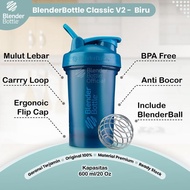 BLENDERBOTTLE CLASSIC V2 20OZ SHAKER BOTTLE LIMITED STOCKbiru
