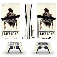 Days Gone PS5 Pro Disc Skin Sticker Decal Cover for Console and 2 Controllers PS5 Pro Disk Sticker V