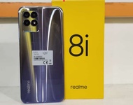 second realme 8i 4/64 lengkap normal