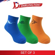 Darlington Kids Fashion Cotton Anklet Socks 7g0577 Set of 3
