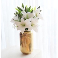 Hoshe Gold Decorative Flower Vase - Dubai