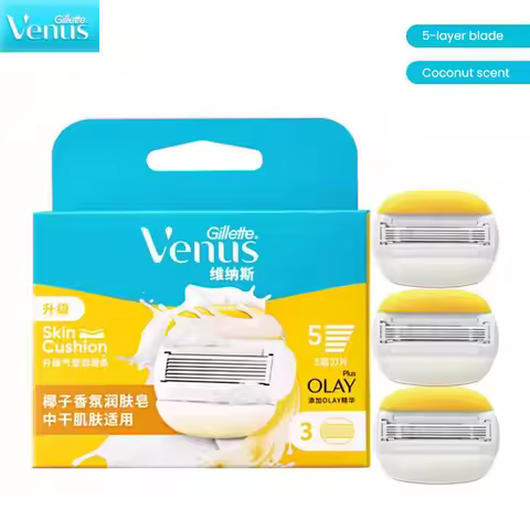 Gillette Venus Extra Smooth Women's Razor Blades, 8 Replacement Blades for Women's Razors with 5 Bla