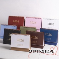 CHIHIRO11Z9D 2026 Desktop Desk Calendar, Foldable Portable Table Calendar, Writeable Memo Standing A