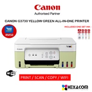CANON PIXMA G3730 YELLOW GREEN COLOR ALL-IN-ONE PRINTER