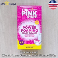 Stardrops® The Pink Stuff Miracle Power Foaming Toilet Cleaner 200 g ผงโฟมทำความสะอาดโถสุขภัณฑ์ น้ำย
