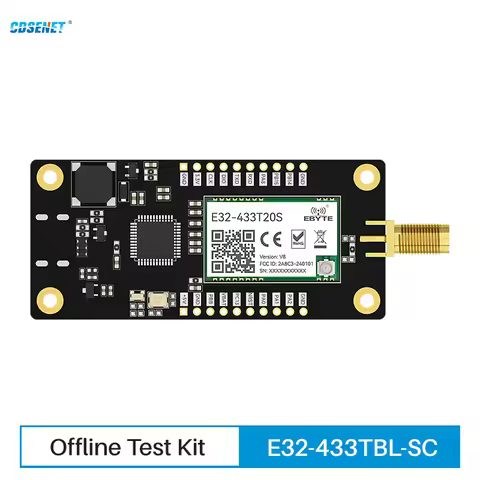 433MHz UART Lora RF Transceiver Offline Test Development Kit OLED Display CDSENET E32-433TBL-SC 20db