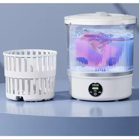 3L Mini Washing Machine Portable Home Clothes Socks Underwear Cleaning Washing Machine Travel Washin
