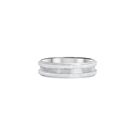 FAR EAST 9K/375 White Gold Angled Ring
