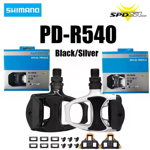 SHIMANO PD-R540 SPD-SL Road Clipless Pedals Sealed Bearings Durable Cycling Kit Complete With SH11 C