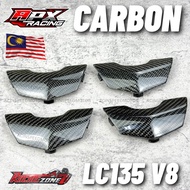 ORI TWILL CARBON FIBER WRAP LC135 V8 INNER METER/ LC135 V8 COVER METER CARBON TWILL/ LCV8 PENUTUP ME