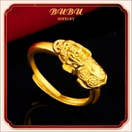 แหวนทองคำแท้ 2.8 กรัม คละลาย ทองแท้ 96.5% Pixiu เพื่อปกป้องรูปแบบสันติภาพ ทอง แท้ หลุด จำนำ